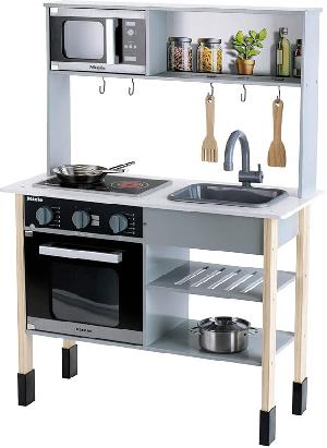 Bekijk leuke cadeautip : Theo Klein 7199 Miele Kitchen I Houten keuken - wit